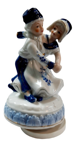 Adorno Figura Decorativa Porcelana Pareja C13