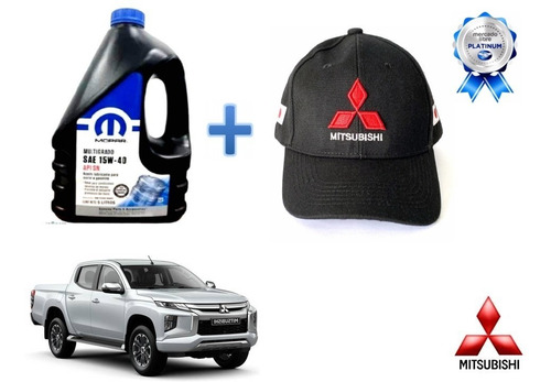 Garrafa Aceite Mopar + Gorra Mitsubishi L200 2021 A 2022