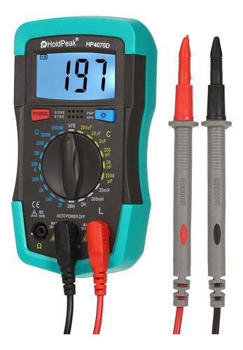 Multímetro Mini Hp4070d Holdpeak De Resistencia De Inductanc