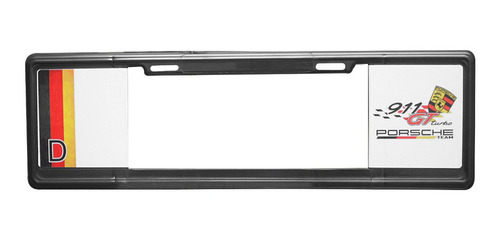 Portaplacas Europeo Porsche Team 911 Gt Turbo Blazon Alemani