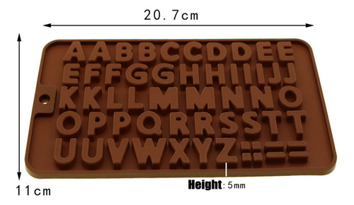 G 52 Letras Inglesas Chocolate Cake Baking 4394