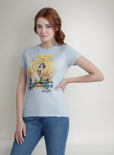 Playera Blusas Vaquera Para Dama Wrangler