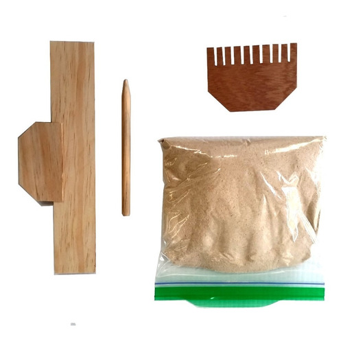 Imagen 2 de 7 de Ingeniacrea: Bandeja De Grafomotricidad Montessori De Madera