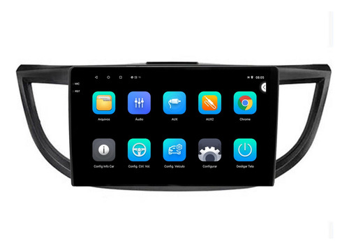 Central Multimidia Crv 12/16 9p Android 2gb 64gb Carplay