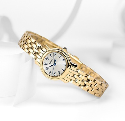 Imagen 4 de 10 de Reloj Seiko Sxgp64 Mujer Dorado Garantia Oficial