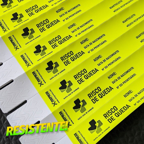 Imagem 3 de 6 de Pulseira Nylon Personalizada Festa Show Premium . 1000 Unids