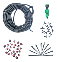 Comprar Kit Irrigação  Gotejamento Horta 100 Mt Tubo Vasos-15 Vasos
