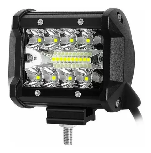 Kit X2 Faro Led 27w 9 Leds 4x4 Cuatri Moto Universal 12v