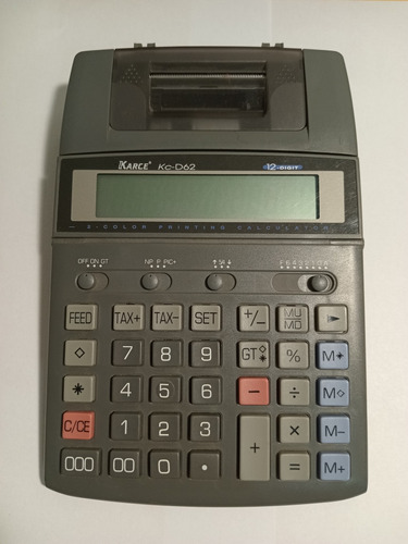 Calculadora Impresora Karce Kc-d62