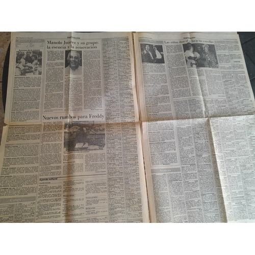 Diario La Nación Espectáculos Eric Clapton 26 02 1993 (Usado)