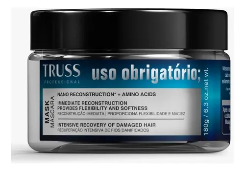 Máscara Truss Uso Obrigatório Reconstrução 180g