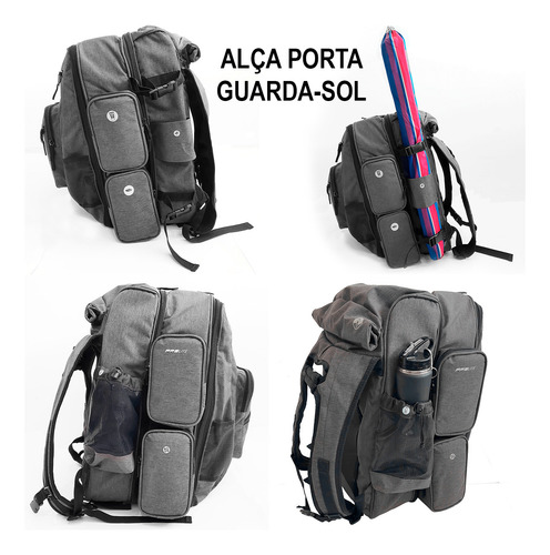 Mochila Grande Espaçosa Com Divisórias Para Viajar Surf Trip