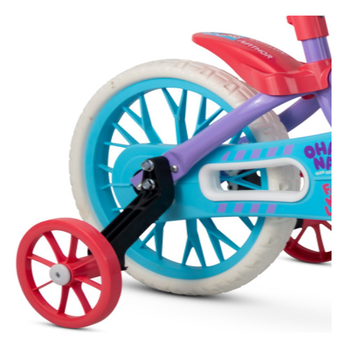 Bicicleta Aro 12 Com Rodinhas Do Stitch Bike Nathor Disney