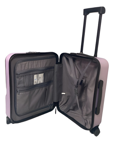Maleta Carry On 20 Morado Con Negro Púrpura Carry On