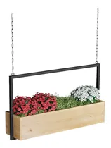 Comprar Maceteros Madera Abeto Y Hierro O Porta Macetas. De Colgar
