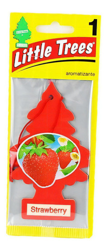 Aromatizante Little Trees Pinito Strawberry Fresa 5 Pieza