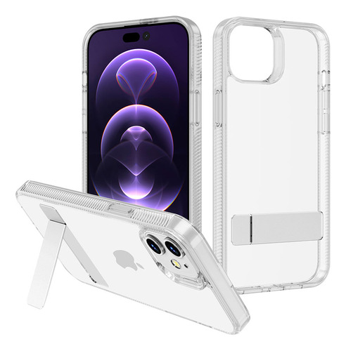 Case Para iPhone 11 Soporte Blanco, Transparente