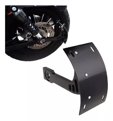 Portamatriculas Moto Placa Soporte Para Matrícula Kit Eliminador  Guardabarros Limpio Trasero Para Motocicleta Para Indian Para FTR 1200 2019  2020 2021 2022 2023 Moto Licencia Placa Soporte Marco : : Coche y  moto