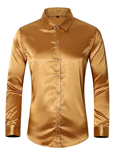 Camisa De Vestir De Esmoquin De Manga Larga De Corte Regular