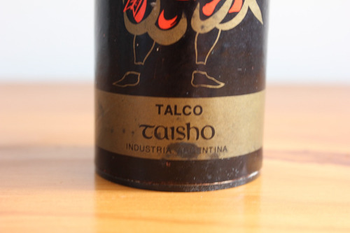 Frasco Antiguo De Talco Taisho Cosmeticos Tsu- Lleno- (Usado)