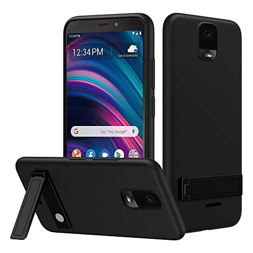 Funda Para Blu View 3 B140dl Negro Suave Flexible Slim A -02