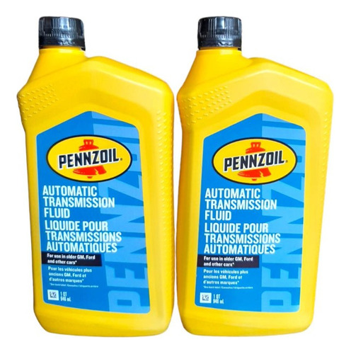 2 Bidones Aceite Atf Caja De Transmisión Automática 946 Ml