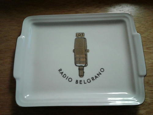 Plato Conmemorativo Lr3 Radio Belgrano Verbano Coleccion Aa2