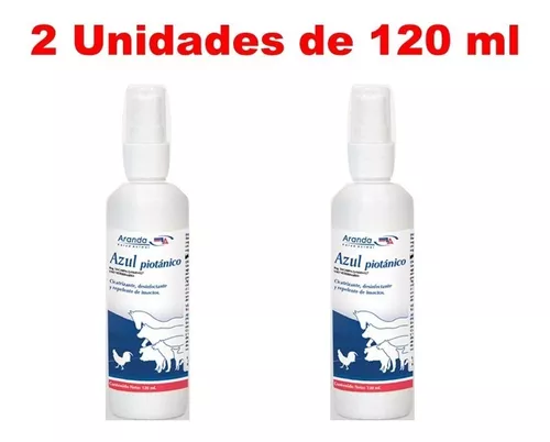 Marca comercial especificación Monica Azul Cicatrizante Spray 120 Ml Desinfectante Perros Gatos | MercadoLibre