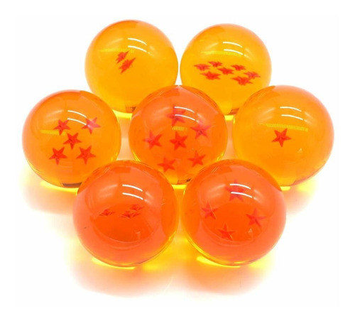 7 Bolas De Cristal Acrlico Dragon Ball Z