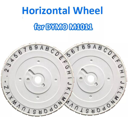 Imagem 2 de 8 de *disco Letras Para Rotulador Manual Industrial Dymo M1011