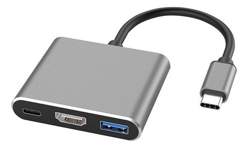 Adaptador 3 En 1 Usbc 3.1 A Usb3.0/c/hdmi/ 4k Mac Switch Pc
