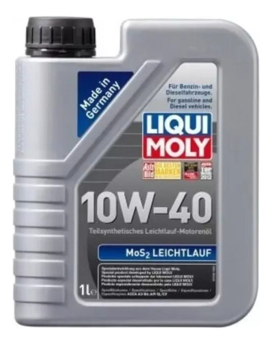 Aceite Liqui Moly Mos2 10w40 Semisintetico X 1 L