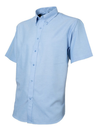 Imagen 2 de 6 de Camisa Oxford Manga Corta Hombre