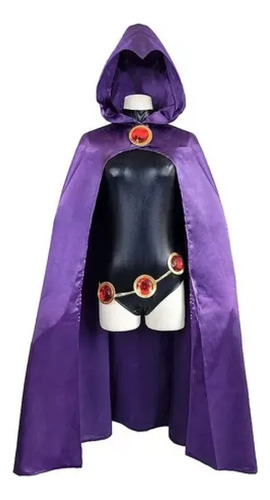 Anime Cos Suit Raven Teen Titan Raven Halloween Cospla