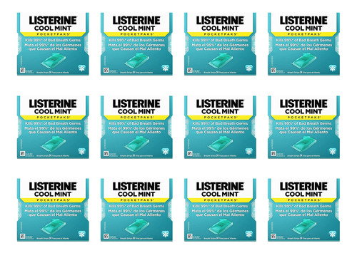 Tiras Listerine Pocketpaks Breath