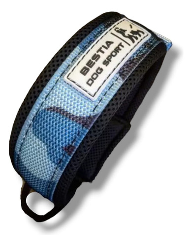 Collar Perro Deportivo Bestia Blue Camo. Hecho En Europa