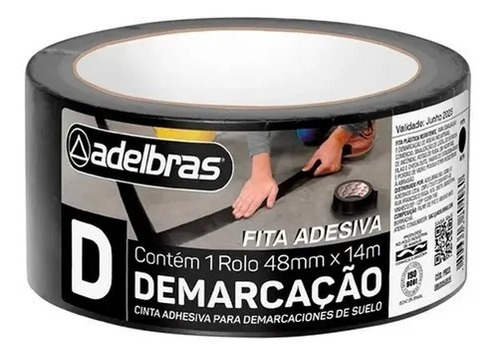 Fita Demarcação De Solo 48mm X 14m