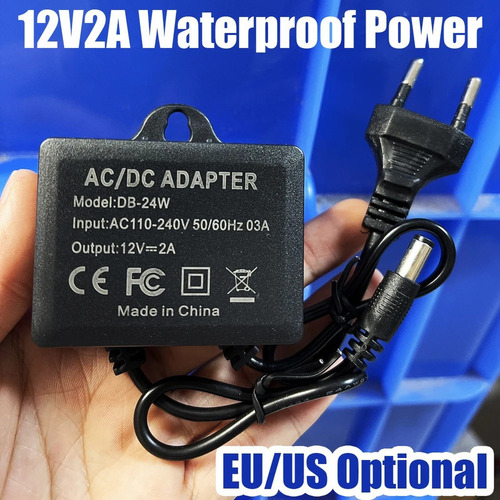 Adaptador De Fuente De Alimentación Cctv, Ca 110-240v