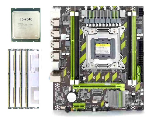 Set De Placa Base X79 Xeon E5 2640 Cpu E5-2640 Con Lga2011