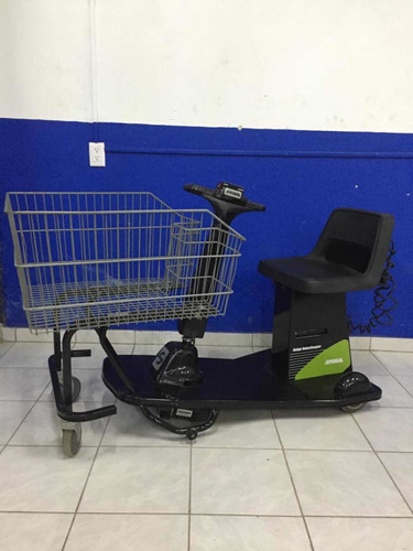 Scooter Con Canastilla De Supermercado