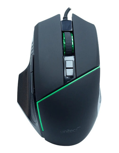 Mouse Gamer Rgb Alambrico Usb 6400dpi 8 Botones