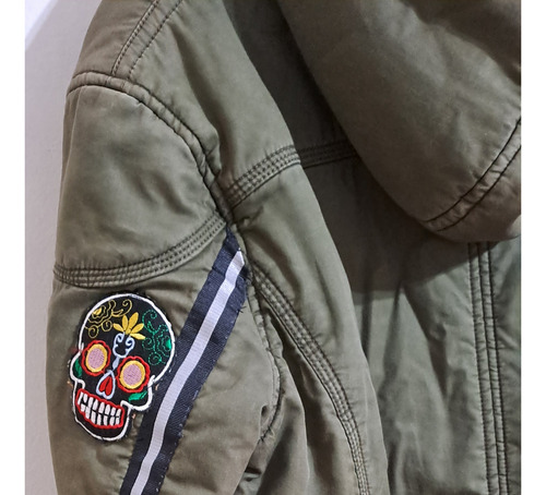 Campera Verde Tipo Militar (Usado)