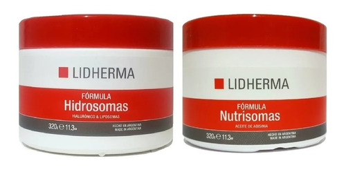 Kit Hidrosomas Hidratante + Nutrisomas Nutritiva   Lidherma