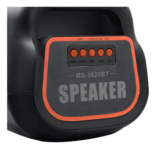 Set X2 Parlante Bluetooth Speaker Altavoz Con Luz Color Negro
