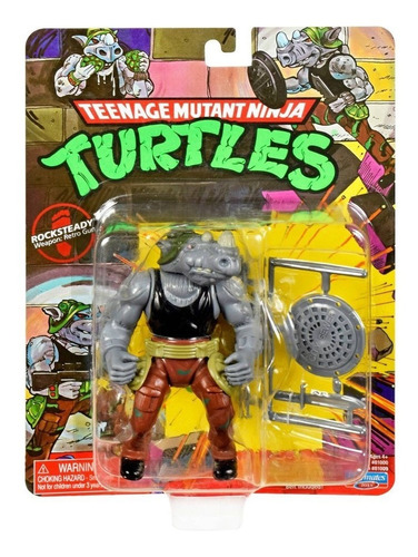 Tortugas Ninja Vintage Reissue Rocksteady Tmnt Playmates