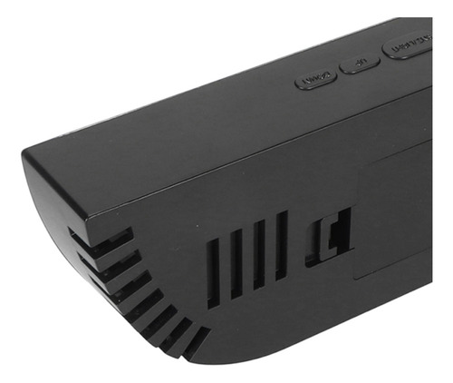 Reloj Digital Con Espejo Led, Conector Usb, Batería De Respa