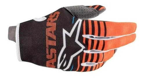 Guantes Alpinestars Moto Cross Radar Gloves 20 Naranja Fluo