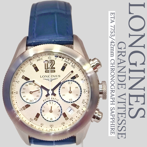 Longines Grande Vitesse 42mm Heart Beat Automatico 