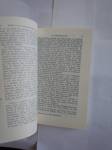 Marx Y El Concepto Del Hombre. Erich Fromm (Usado)