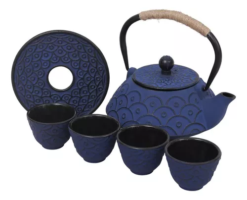 HOTUMN Teteras para té suelto de cerámica con tapa (patrón de loto y  pescado) Tetera china hecha a m…Ver más HOTUMN Teteras para té suelto de  cerámica